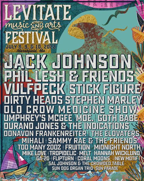 Levitate Reveals 2022 Lineup: Jack Johnson, Phil Lesh & Friends ...