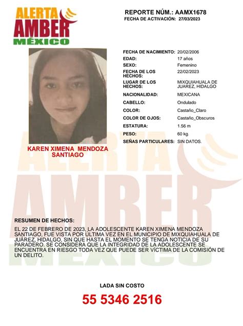 Alerta Amber México On Twitter Alertaamber Solicita Su Apoyo Y Rt