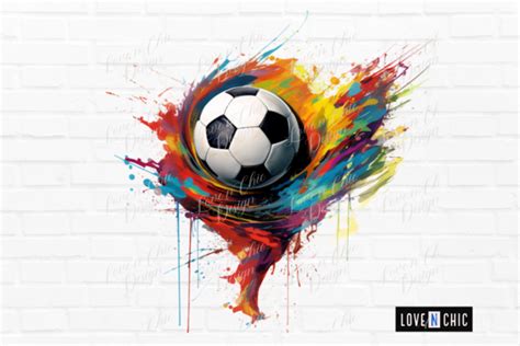 Colorful Soccer Football Clipart Png Graphic By Sabuydee Design