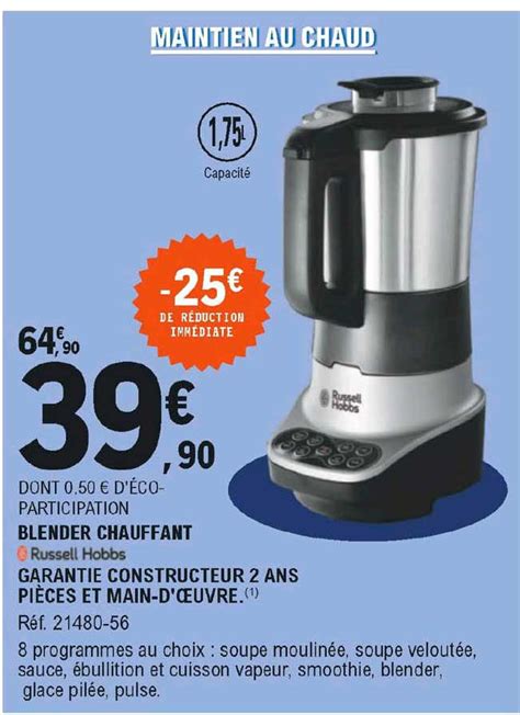 Valuer Terminal Gymnastique Blender Soupe Leclerc Disparit Demande Joie