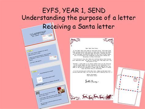 Receiving A Letter Understand The Purpose Of A Letter Santa Letter