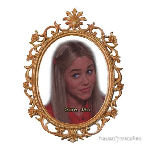 Marcia Brady "Sure, Jan" Brady, Lol, Crown Jewelry, Stickers, Funny ...