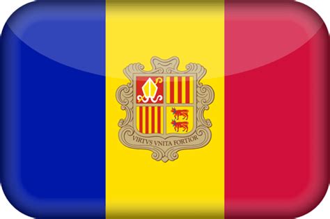 Andorra flag emoji - Country flags