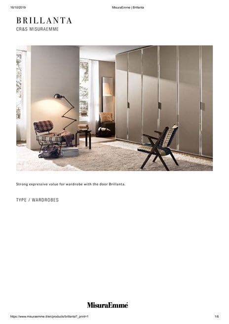 Brillanta Wardrobe With Sliding Doors By Misuraemme