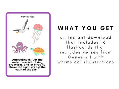 Bible Verse Memorization Genesis Printable Scripture Memorization ...