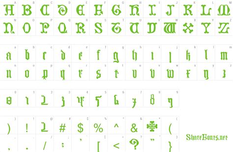 German Blackletters Font | wfonts.com - download free