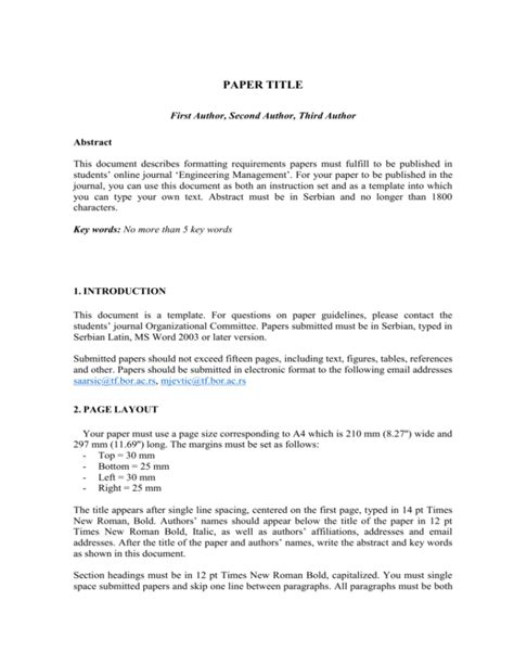 IEEE Paper Template In A4 V1