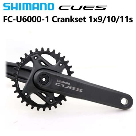 Shimano Cues Fc U X Speed Mtb Crankset Mm Ebay