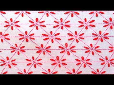 Beautiful Nakshi Kantha Design Stitch How To Stitch Nakshi Kantha