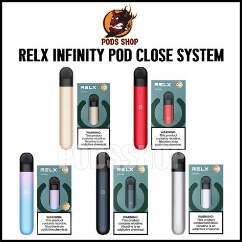 Relx Infinity Pod Close System บหรไฟฟา นำยาบหรไฟฟา Pod