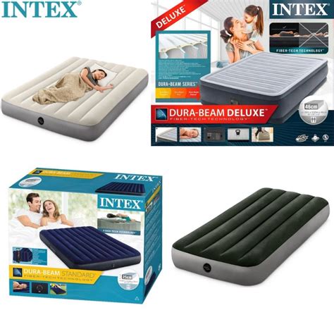 Intex Prestige Durabeam Downy Twin Air Bed With Battery Pump Green Ph