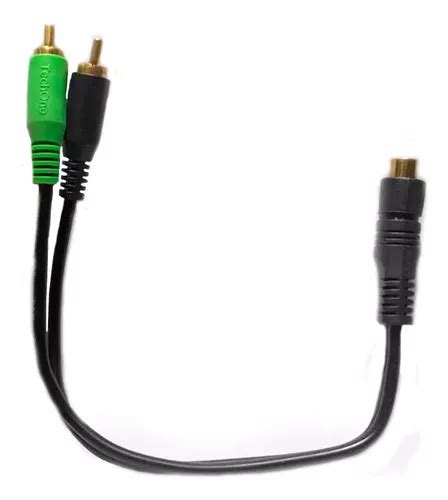 Cable Rca Y 2 Macho 1 Hembra 30 Cm 4 Mm MercadoLibre