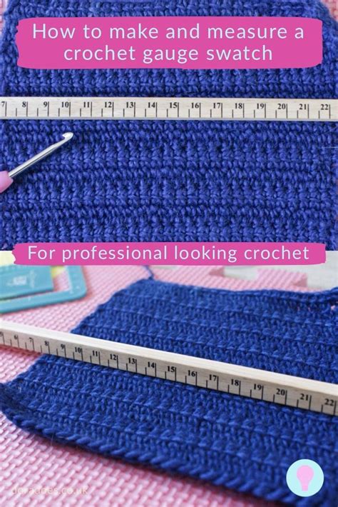 How To Make And Measure A Crochet Gauge Swatch Dora Does Beginner