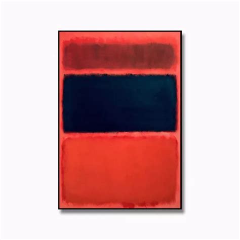 Quadro Mark Rothko Riproduzione Famosa Olio Su Tela Fatta A Mano