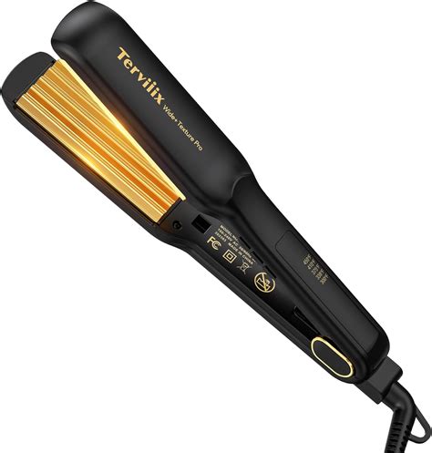 Terviiix Hair Crimper Crimping Iron For Hair 24k Titanium