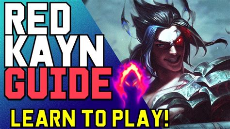 [ita] Red Kayn Jungle Guide And Build S9 Darkin Kayn O Rhaast In Season