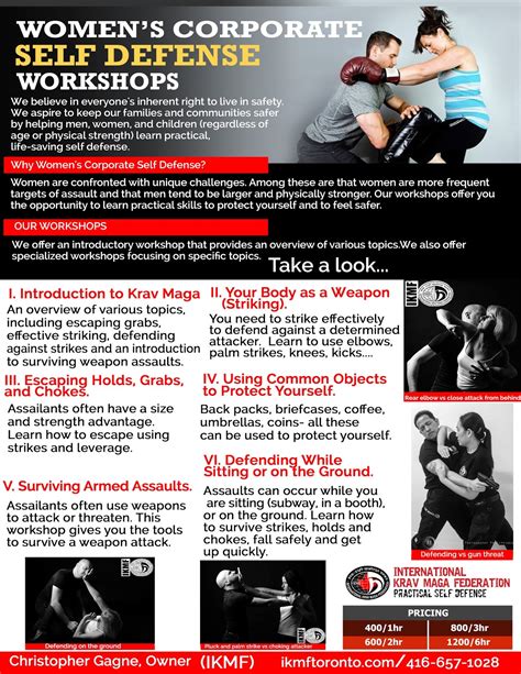 Toronto Krav Maga Academy Tkma Corporate Self Defense Program Women