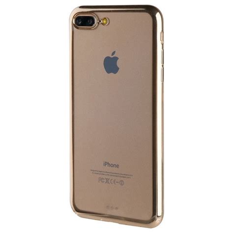 Apple iPhone 8 Plus/7 Plus TPU Cell Phone Case (Gold)