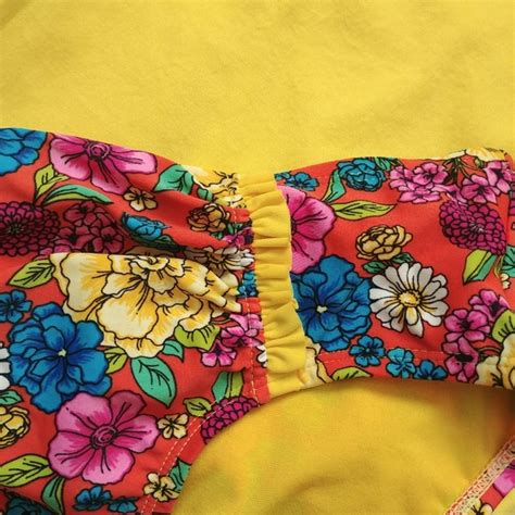 Xhilaration Swim Xhilaration Summer Vacation Cruise Trip Floral Ruffle Swim Bikini Bottoms