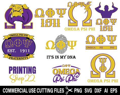 Omega Psi Phi 1911 Svg Que Psi Phi Png Greek Double Letter Etsy Ireland