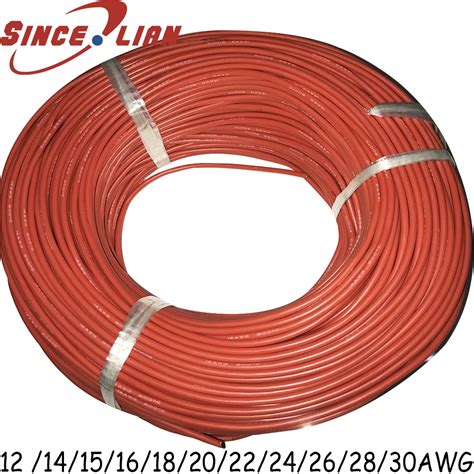 30m/lot Wire 12AWG 14AWG 16AWG 22AWG 24AWG 26AWG 28AWG 30AWG High ...