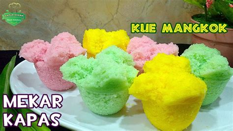 CARA MEMBUAT KUE MANGKOK MEKAR MEREKAH ANTI GAGAL KUE MANGKOK MEKROK