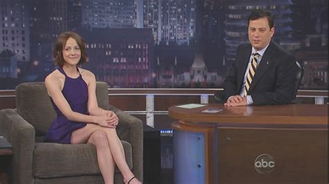 Naked Jena Malone In Jimmy Kimmel Live