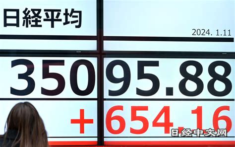 日經平均指數突破35000點 日經中文網