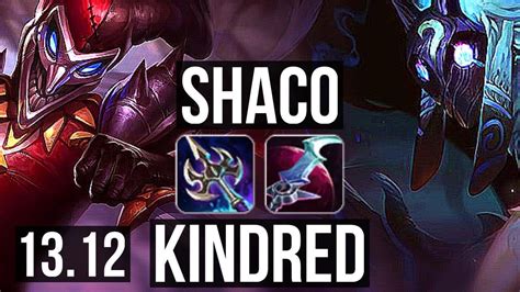 SHACO Vs KINDRED JNG 7 0 5 2 9M Mastery 2700 Games Godlike KR