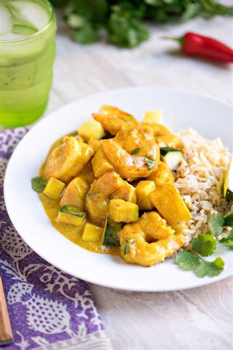 Thai Yellow Curry Shrimp With Pineapple Kevin Is Cooking