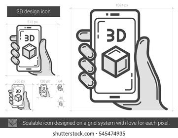 Hand Touch Tech Cube Over Royalty Free Licensable Stock Vectors