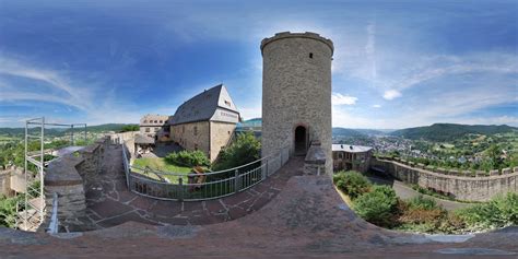 Kubische Panoramen Panorama Foto Biedenkopf Schloss Biedenkopf