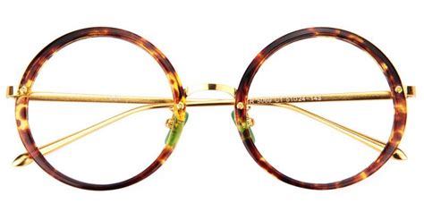 Kelly Round Tortoise Shell Eyeglasses Metal Glasses Eyeglasses