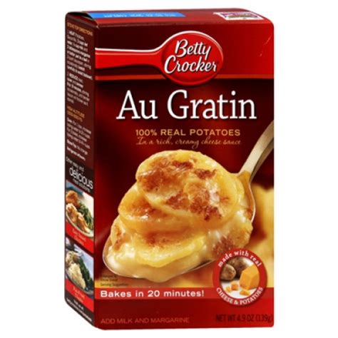 Free Betty Crocker Au Gratin Potatoes Box Tops Members