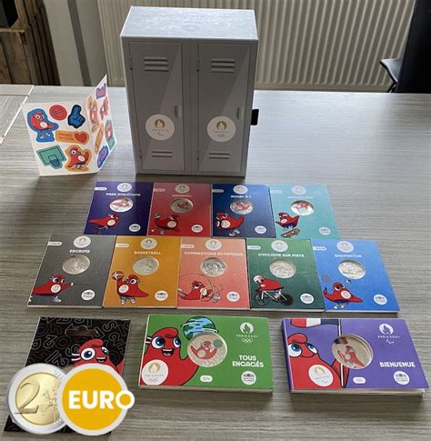 Frankrijk X Euro Phryges Deel Verzamelbox X Euro