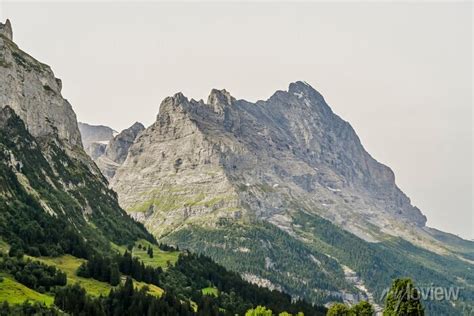 Grindelwald Eiger Eigernordwand Alpen Berner Oberland Unterer