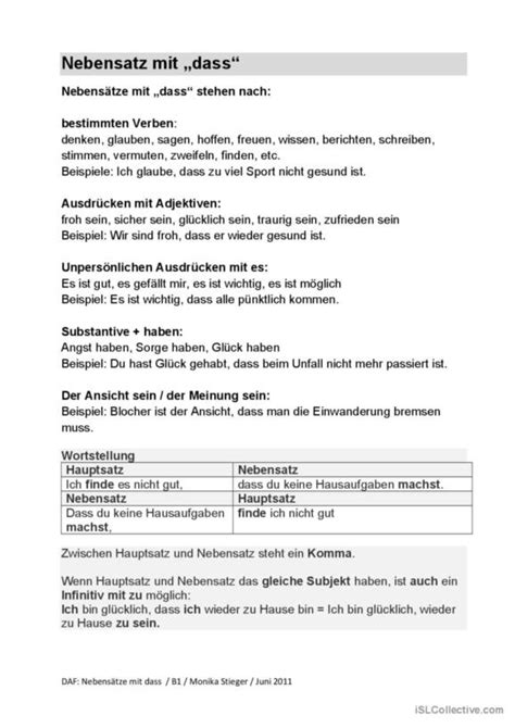 1 437 Dass Deutsch DAF Arbeitsblätter pdf doc