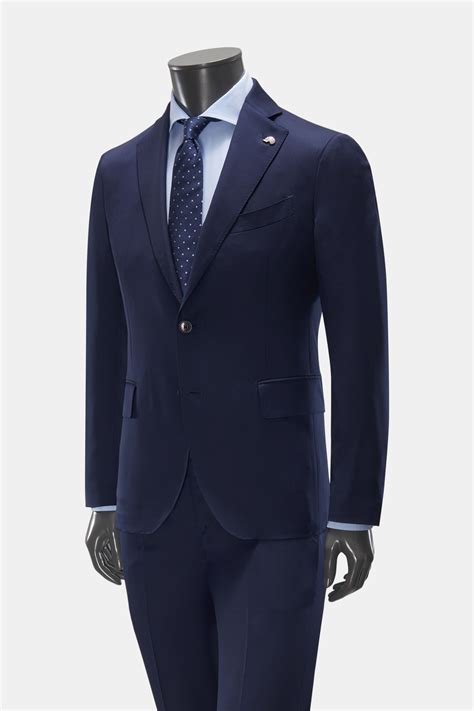 Gabriele Pasini Suit Navy Braun Hamburg