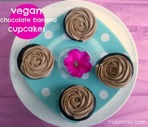 Vegan Chocolate Banana Cupcakes Recipe Chefthisup