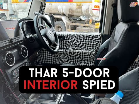 Mahindra Thar Door Interior Spotted In Detail Motoroctane