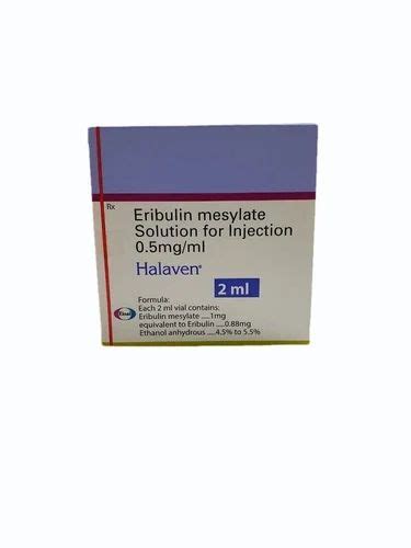 Halaven Eribulin Injection Strength Mg Ml At Rs Vial In Pune