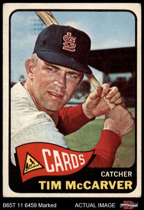 1965 Topps 294 Tim McCarver Cardinals 1 5 FAIR EBay