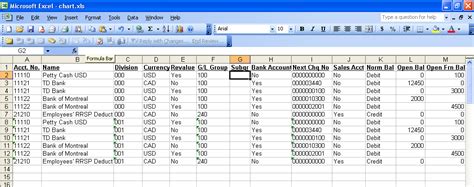 Sage Sample Chart Of Accounts Minga