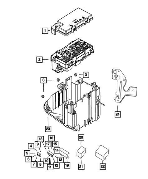 Power Distribution Center Fuse Block Junction Block Relays And Fuses For 2014 Jeep Grand