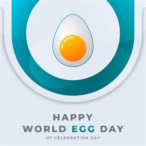 Premium Vector World Egg Day Celebration Vector Design Illustration