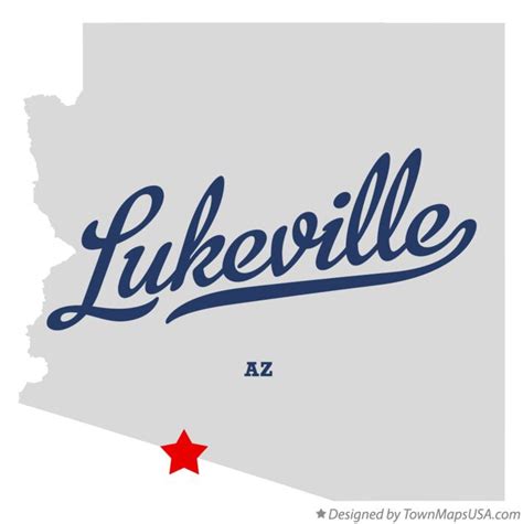 Map of Lukeville, AZ, Arizona