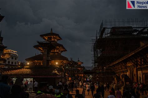 Glimpses Of Patan Durbar Square At Night Nepalnews