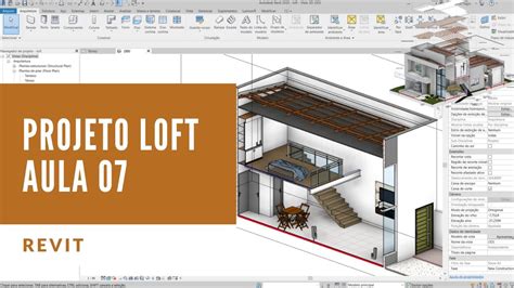 Aulas De Revit Para Iniciantes Projeto Loft No Revit Parte 07 Youtube