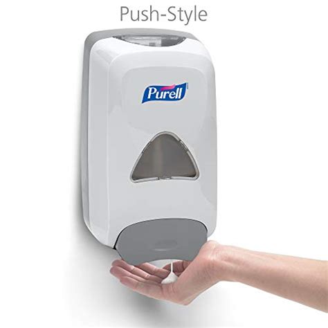 Purell Fmx 12 Push Style Hand Sanitizer Foam Dispenser Dove Grey For 1200 Ml Purell Fmx 12