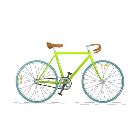 Bicycle, flat vector illustration 34322931 Vector Art at Vecteezy